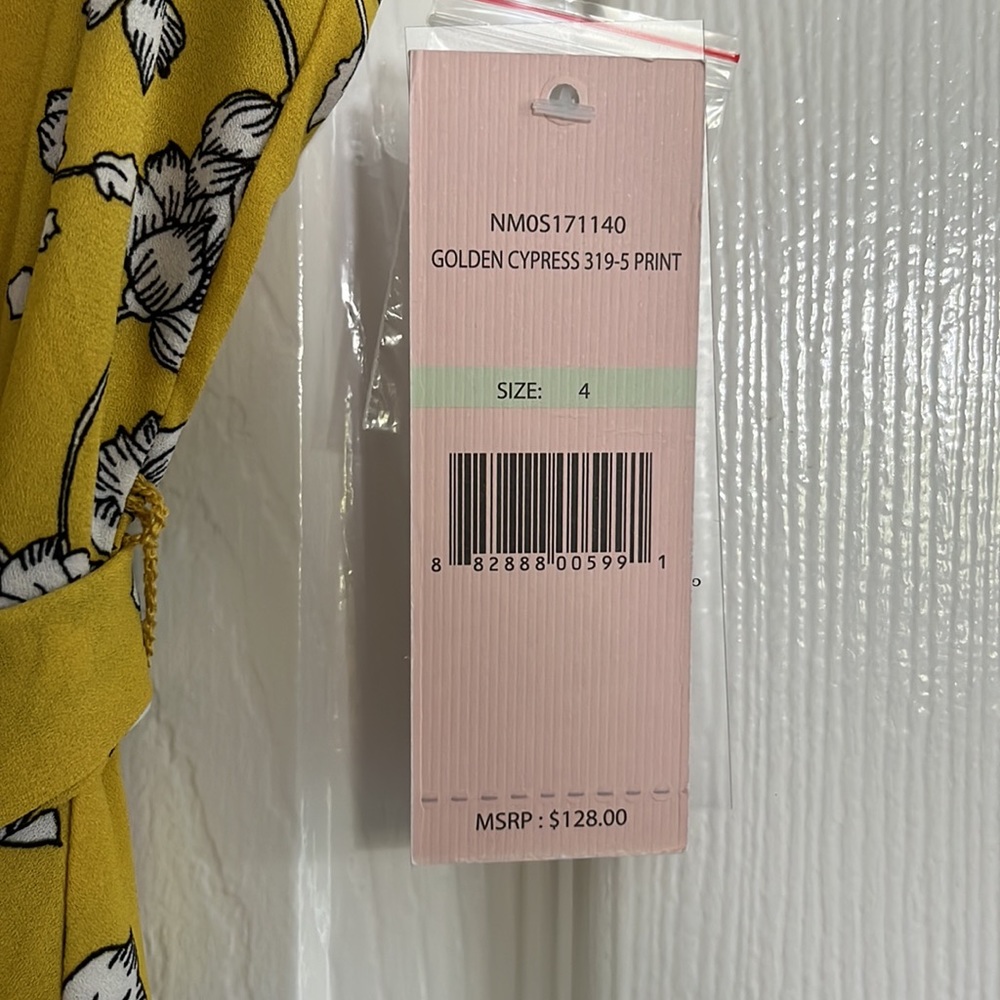 Yellow nanette mid length dress - Picture 4 of 6